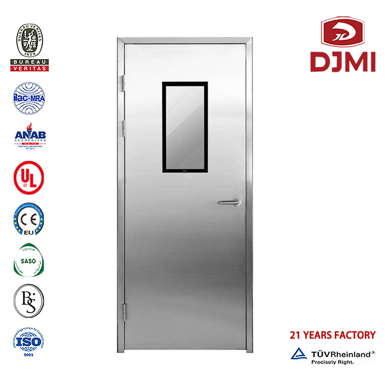 magnetic holder Stainless Steel Fire Door with screen
