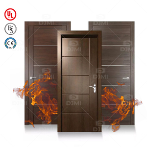 6 Panel Double External Fire Wood Door