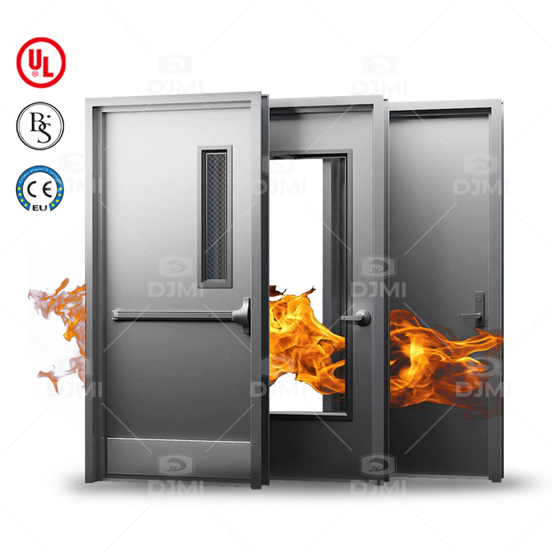 plate british standard fire metal door for garage 1 hour